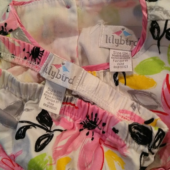 Adorable floral dress and diaper cover - Picture 2 of 3